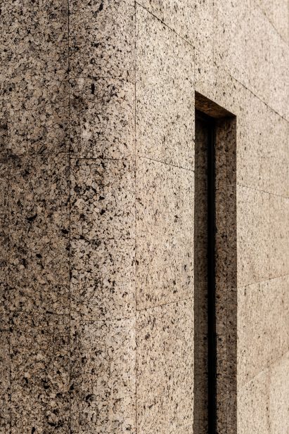 Cork facade