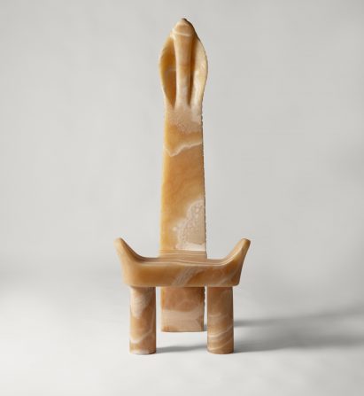 Stone furniture by Omar Chakil