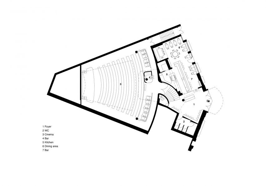Plan of BioRio cinema