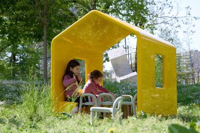 House-like children's furniture by Naoto Fukasawa and Jakuets