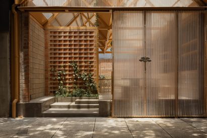 Translucent building by OPA