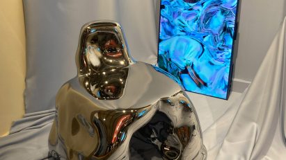 Silvery chair