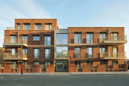 Front elevation of Edith Road development