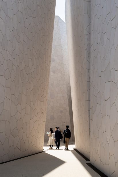 Walkway of Saudi Arabia Pavilion by Foster + Partners and Journey