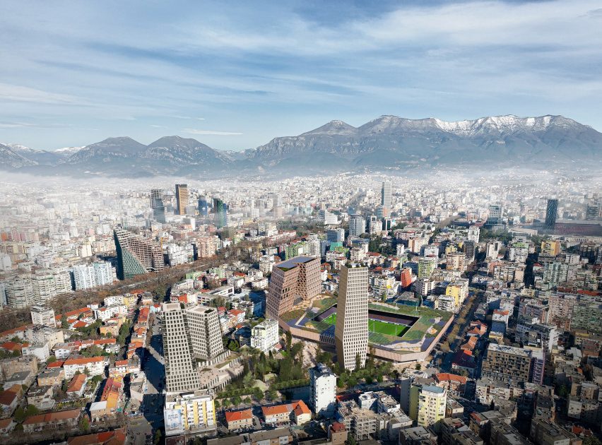 Selman Stërmasi Stadium in Tirana by OMA