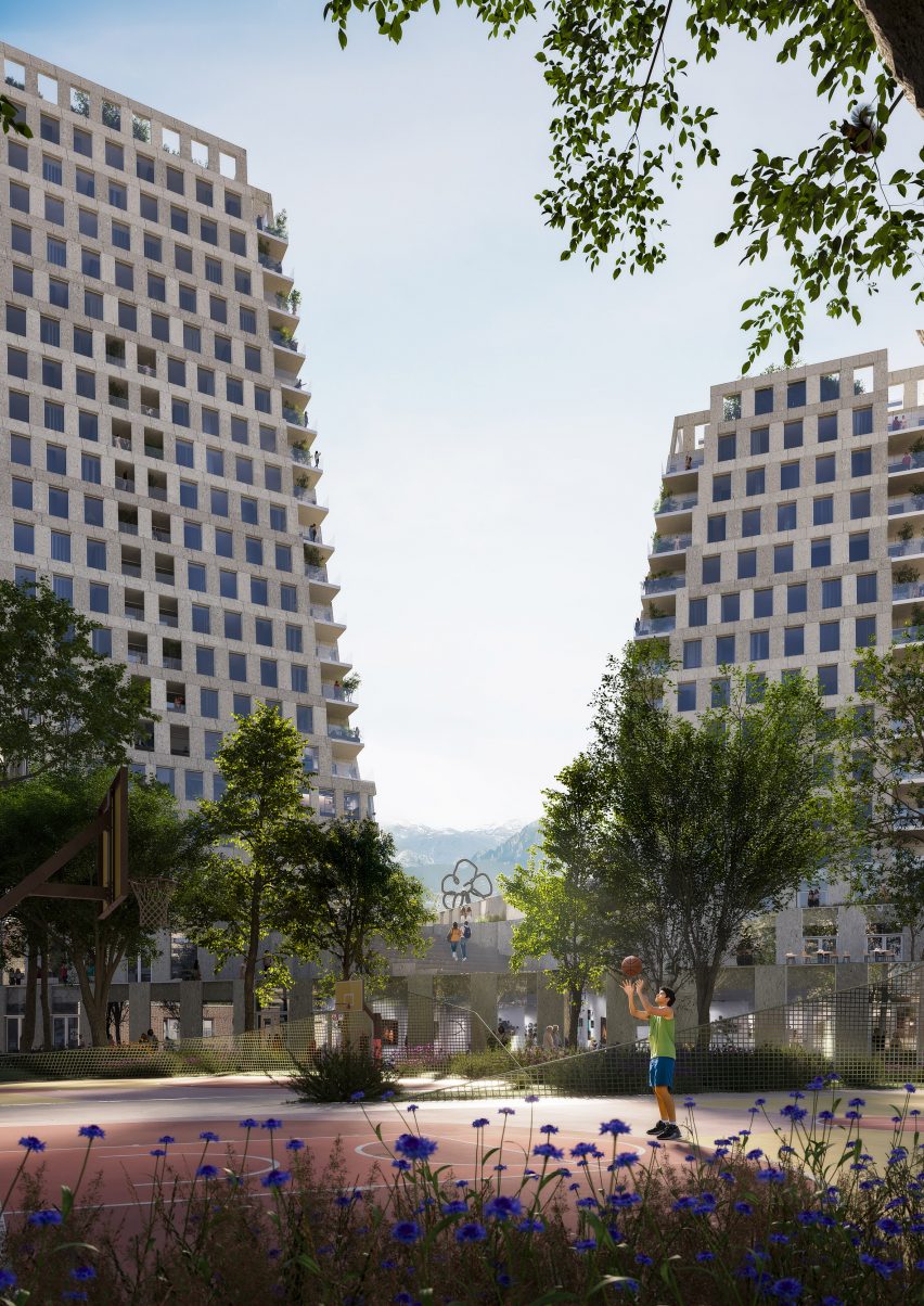 High-rise building in Tirana by OMA
