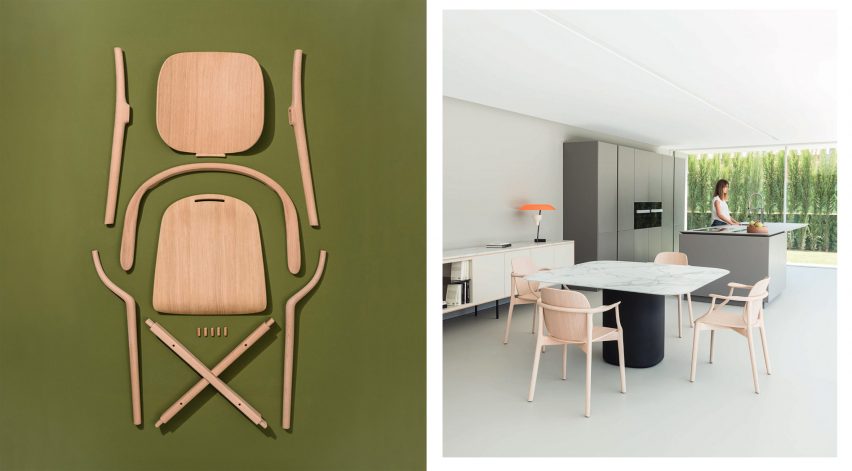 Starck's Solo chair for Andreu World