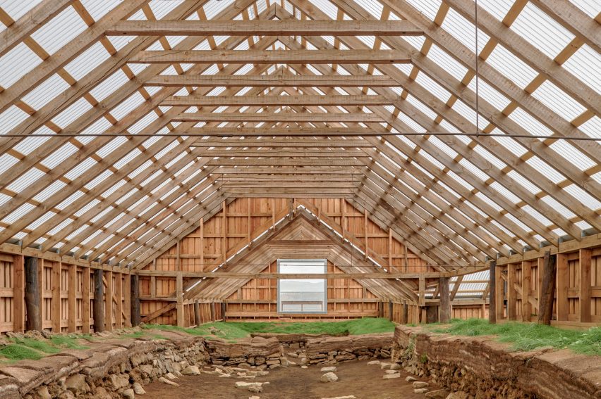 Stöng Viking ruins shelter in Iceland by Sp(r)int Studio