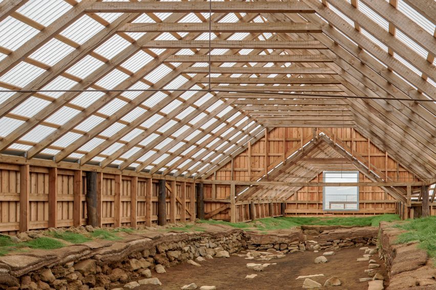 Stöng Viking ruins shelter in Iceland by Sp(r)int Studio