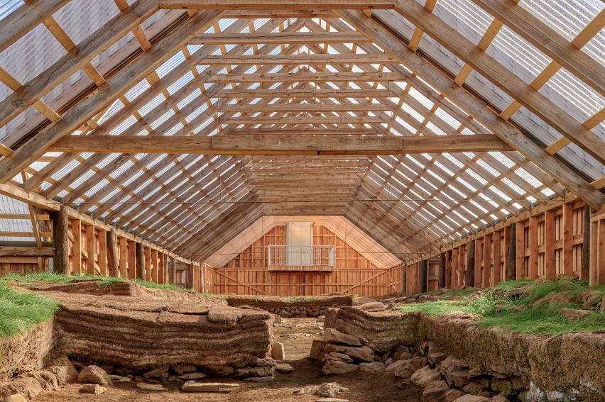 Stöng Viking ruins shelter in Iceland by Sp(r)int Studio