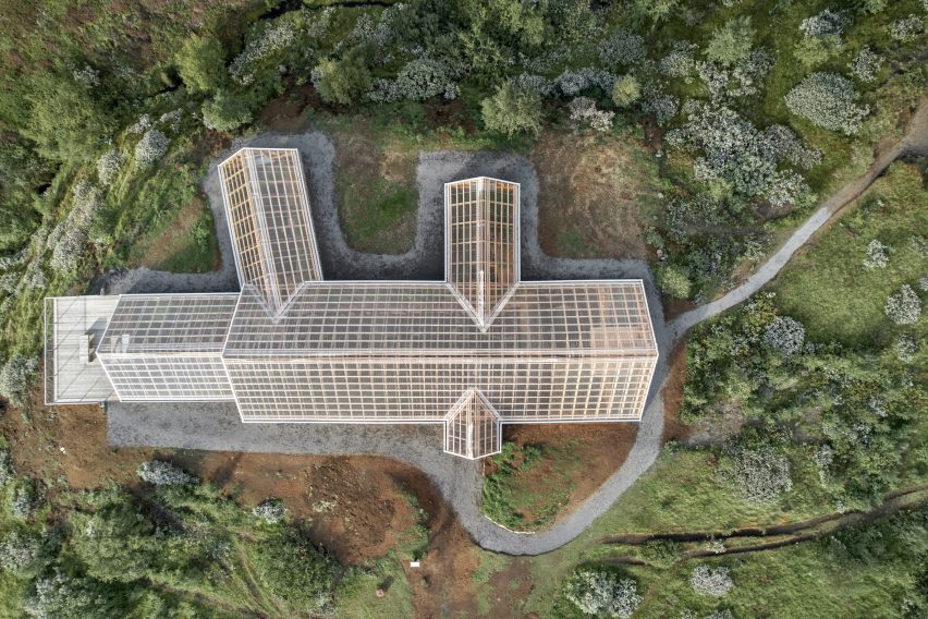 Stöng Viking ruins shelter in Iceland by Sp(r)int Studio