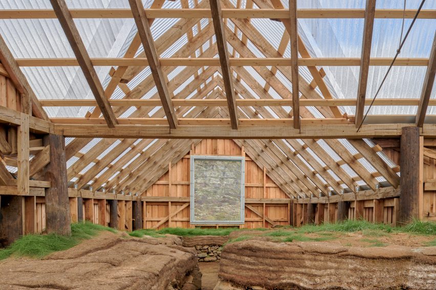 Stöng Viking ruins shelter in Iceland by Sp(r)int Studio