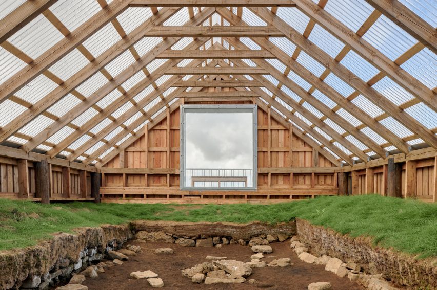 Stöng Viking ruins shelter in Iceland by Sp(r)int Studio