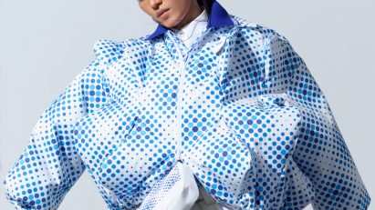 Fan-cooled jacket by Anrealage for Osaka Expo's NTT Pavilion