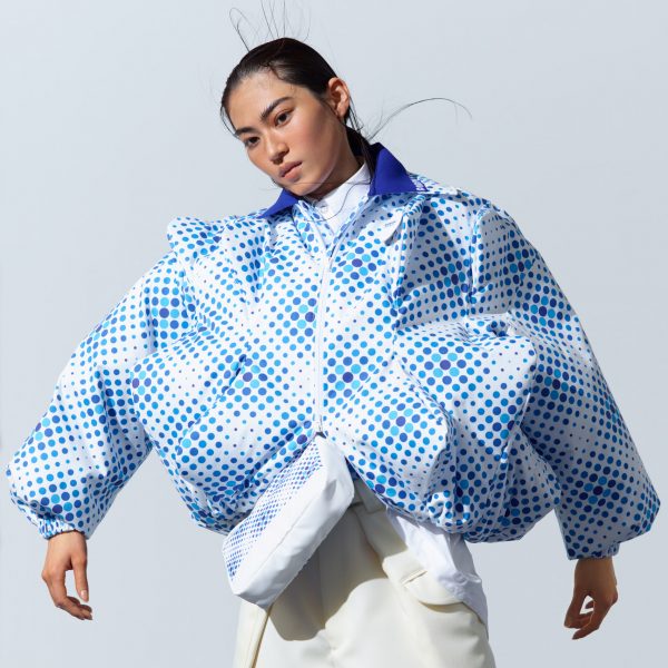 Fan-cooled jacket by Anrealage for Osaka Expo's NTT Pavilion