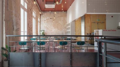 Interior of Gros Bao restaurant in Marseille by Neri&Hu