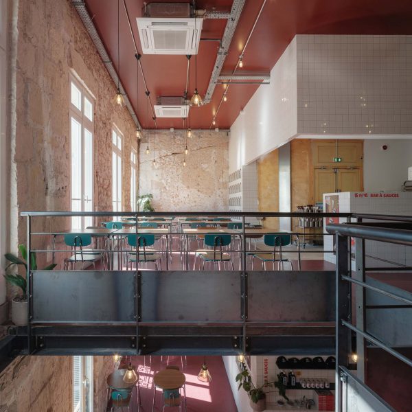 Interior of Gros Bao restaurant in Marseille by Neri&Hu