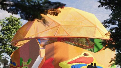 Play Pavilion by Peter Cook at the Serpentine
