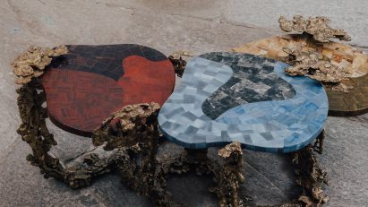 Nadi table by Luca Gruber and Vikram Goyal Studio