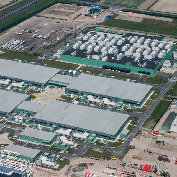 Data centre under construction used to illustrate story about BloombergNEF's New Energy Outlook 2025 report