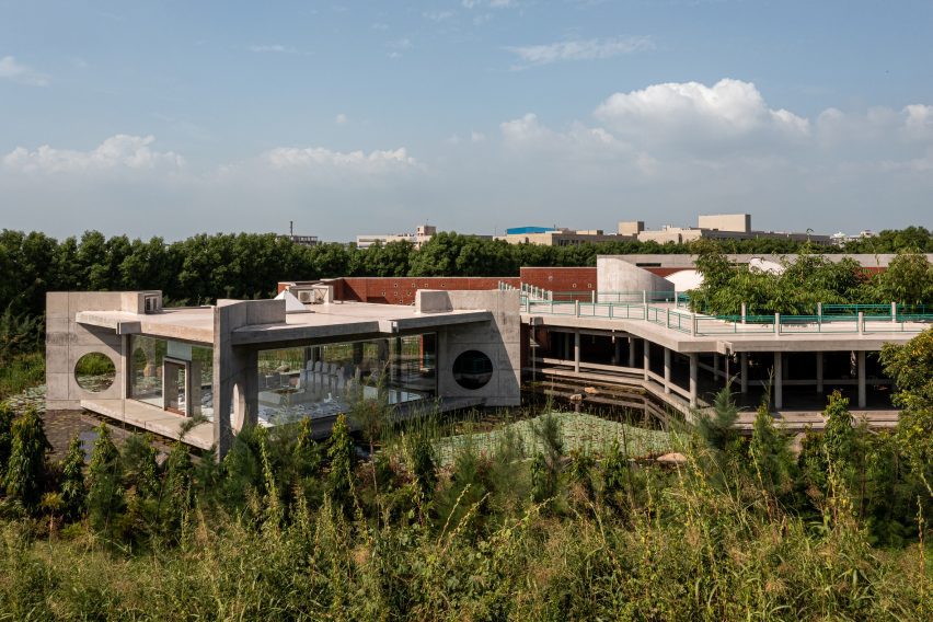 Sri Aurobindo Integral Life Centre in India by Studio Naqshbandi