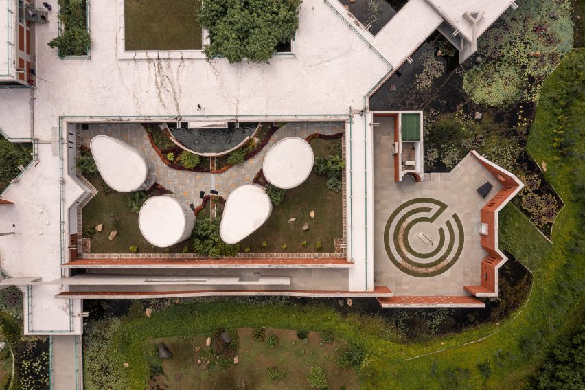 Sri Aurobindo Integral Life Centre in India by Studio Naqshbandi