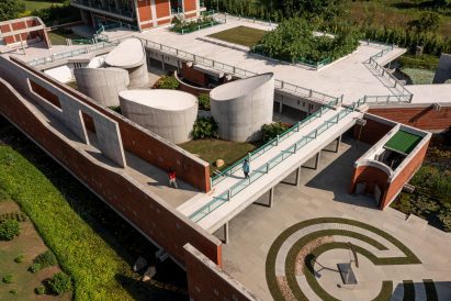 Sri Aurobindo Integral Life Centre in India by Studio Naqshbandi