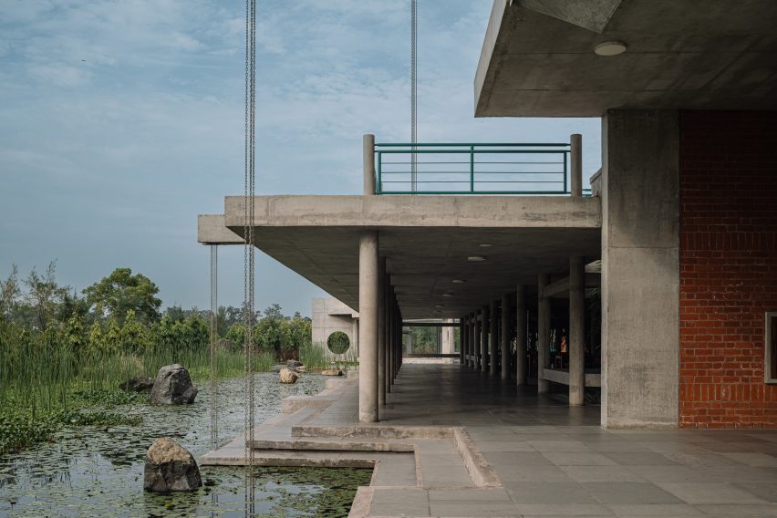 Sri Aurobindo Integral Life Centre in India by Studio Naqshbandi