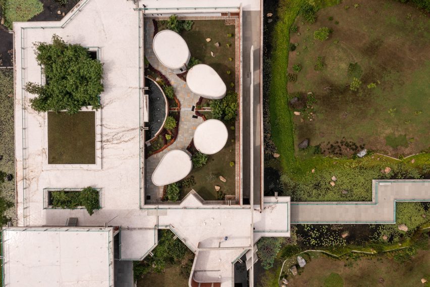Sri Aurobindo Integral Life Centre in India by Studio Naqshbandi