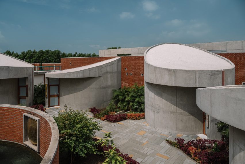 Sri Aurobindo Integral Life Centre in India by Studio Naqshbandi