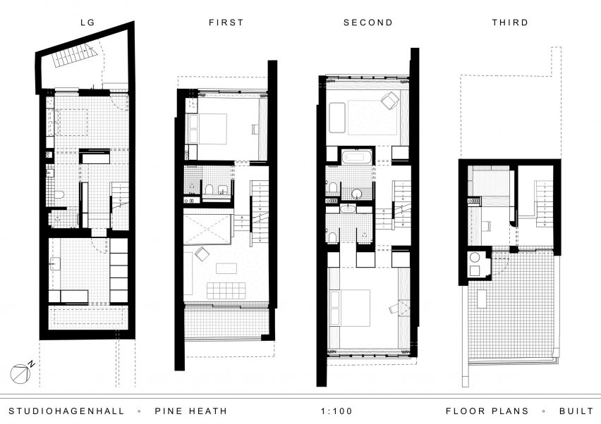 Plan of Pine Heath by Studio Hagen Hall