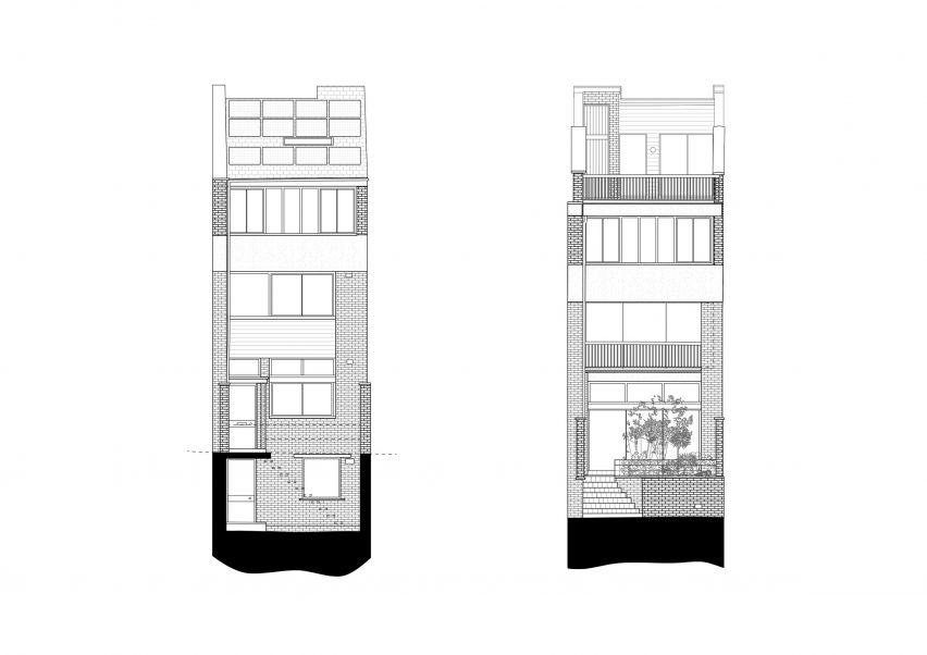 Elevation of Pine Heath by Studio Hagen Hall