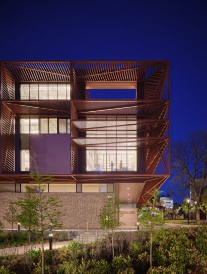 Spelman College Atlanta at night