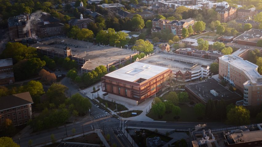 Studio Gang Spelman College aerial view