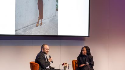Dominique Petit-Frère at SCAD with Dezeen