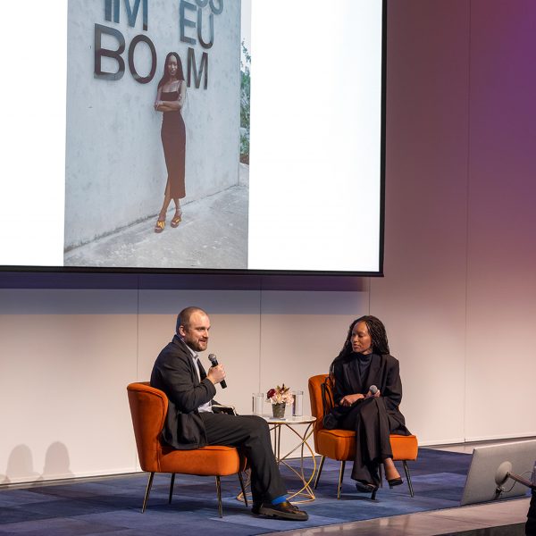 Dominique Petit-Frère at SCAD with Dezeen