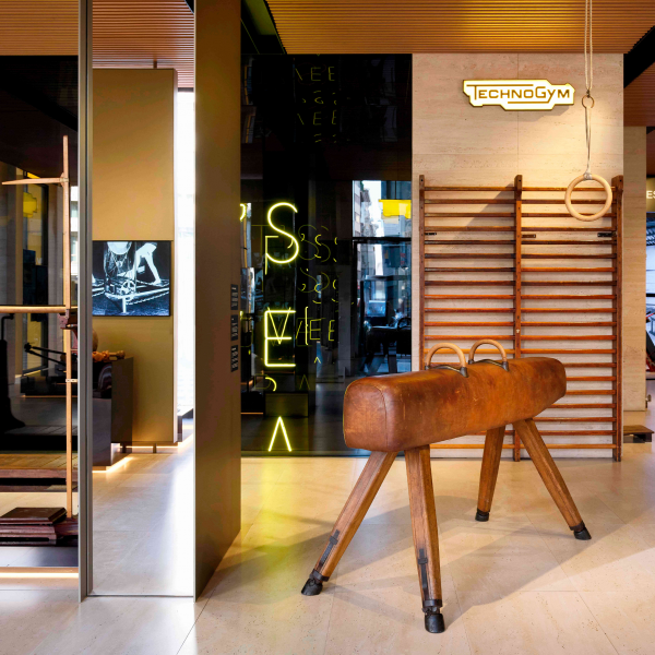Technogym explores history of wellness at Milan design week