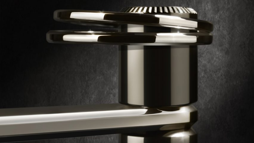 Titanio taps by Gessi