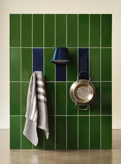 Tiles which double as hooks and lights