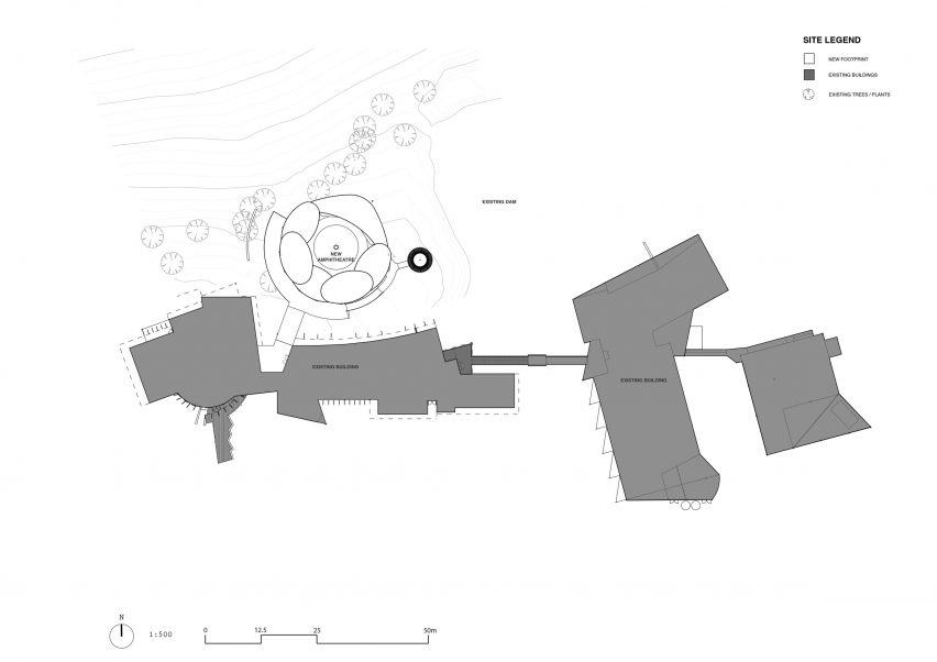 Plan of Wangun Amphitheatre by Equity Office