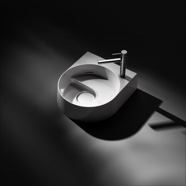Volta washbasin by Yves Behar for Laufen