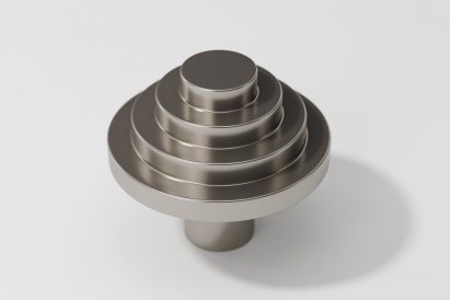 Zzzigurat cupboard knob by Sans-Arc Studio for Bankston Architectural