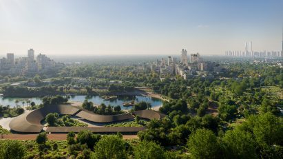 Bird's eye view of a landscape 