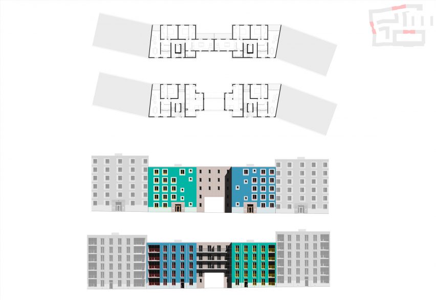 Plans for The Regensburg Quarter by Behles & Jochimsen