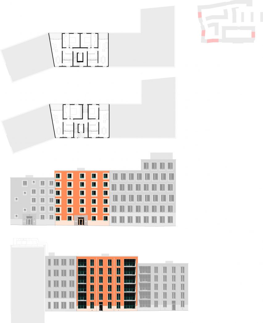 Plans for The Regensburg Quarter by Behles & Jochimsen