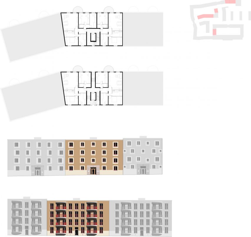 Plans for The Regensburg Quarter by Behles & Jochimsen