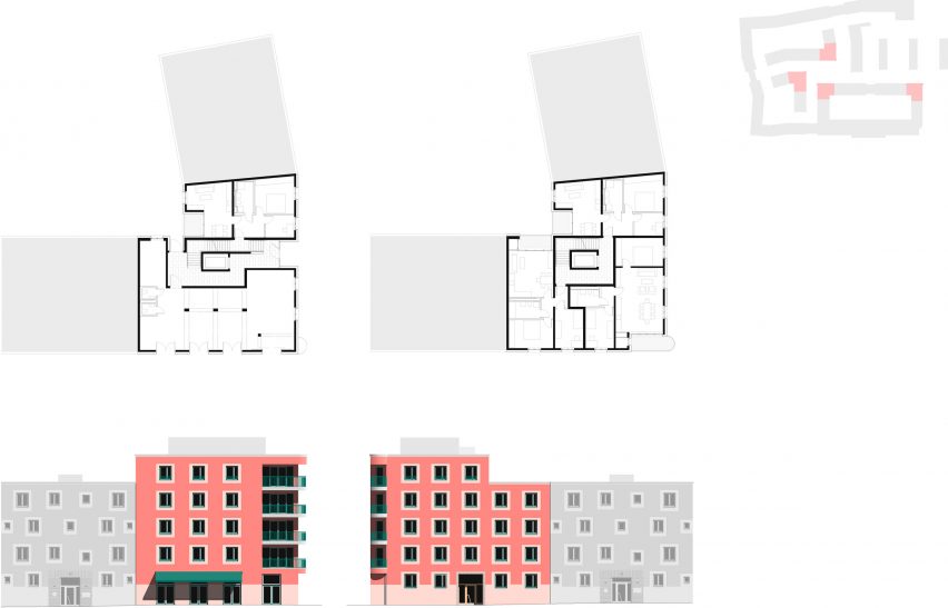Plans for The Regensburg Quarter by Behles & Jochimsen