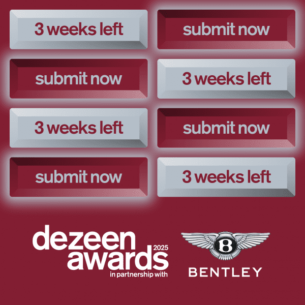 3 week left Dezeen Awards graphic