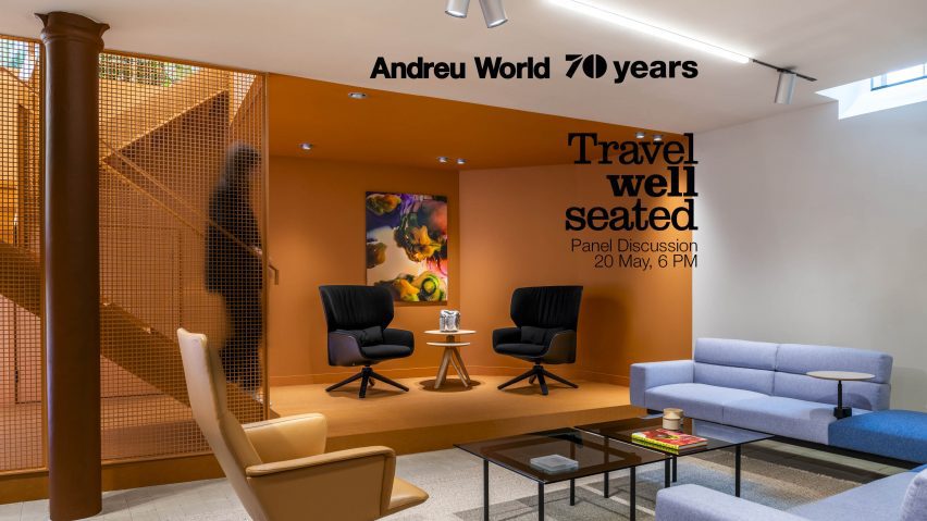 Graphic for Andreu World at Clerkenwell Design Week 2025