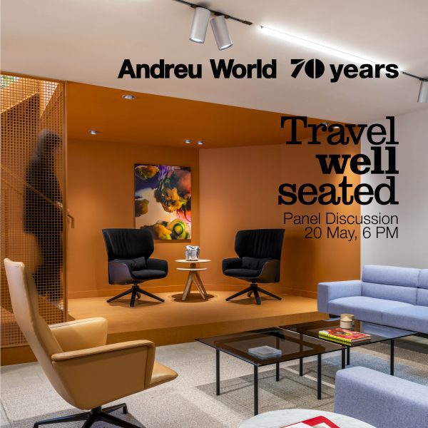 Graphic for Andreu World at Clerkenwell Design Week 2025